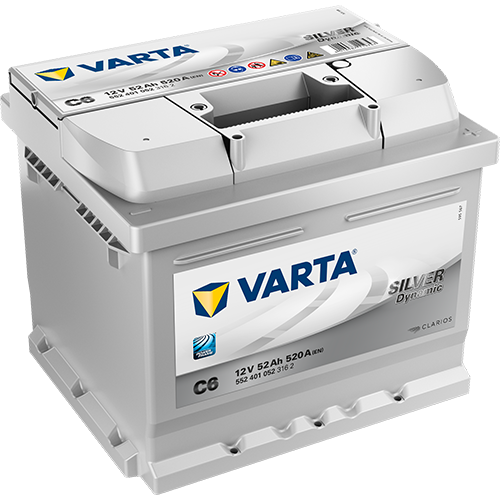 Kynnistysakku Silver Dynamic C6 52 Ah 520A CCA