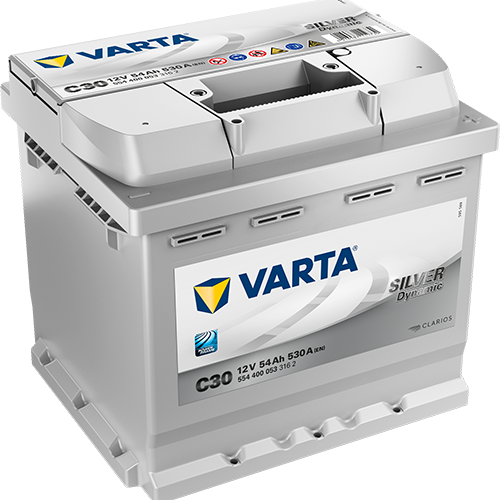Kynnistysakku Silver Dynamic C30 54 Ah 530A CCA
