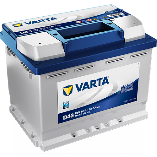 Kynnistysakku Blue Dynamic D43 60 Ah 540A CCA