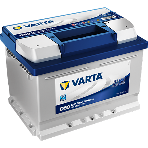 Kynnistysakku Blue Dynamic D59 60 Ah 540A CCA