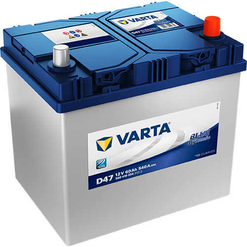 Kynnistysakku Blue Dynamic D47 60 Ah 540A CCA