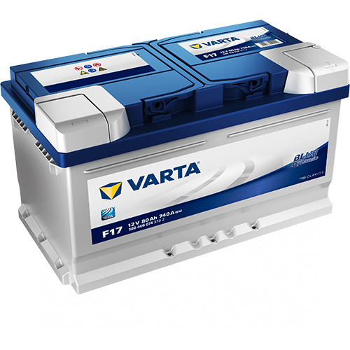 Kynnistysakku Blue Dynamic F17 80 Ah 740A CCA