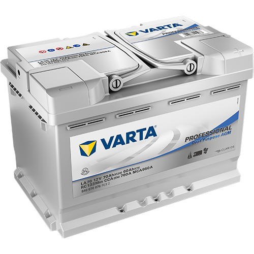 Vapaa-ajan akku Profes. Dual Purp. AGM LA70 70 Ah 760 A CCA