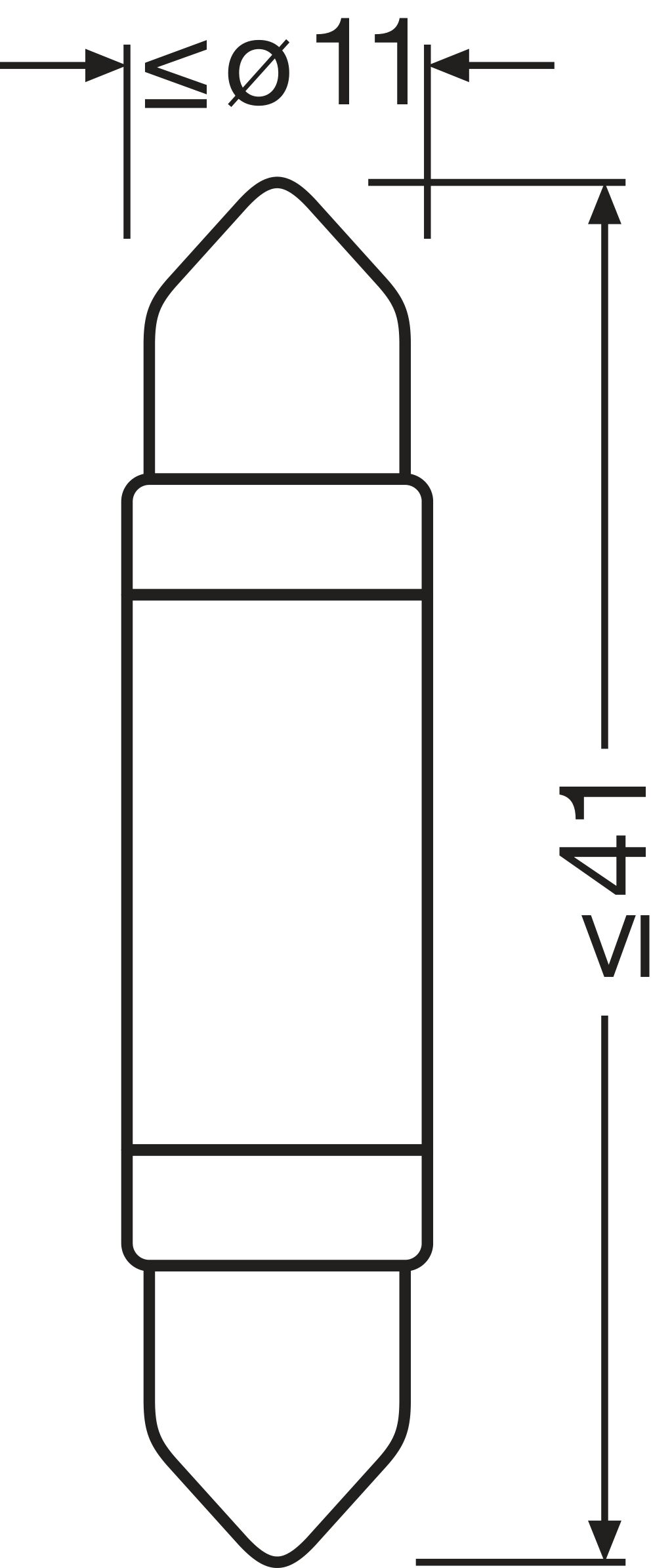 Autolamppu 12V C5W LED Cool White EKO Blister
