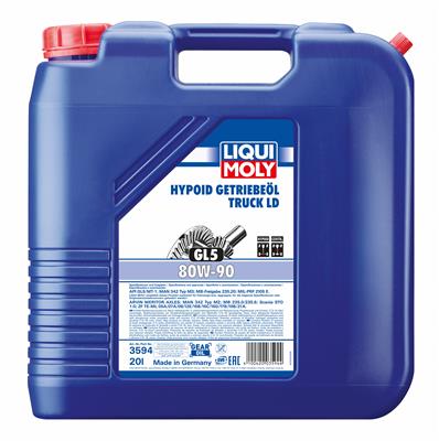 Hypoidivaihteistoljy Truck LD SAE 80W-90 20L