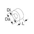 Korotusholkki Di=7/Da=18, L=8