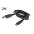 INSMAT USB-A -> USB-C Kaapeli 2m musta