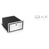 BRK35PX Stainless steel vetolaatikko jkaappi , push-tu